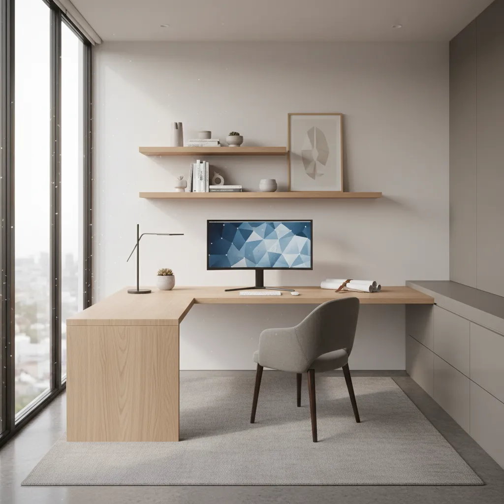 Corner Study Table Optimization for Productivity and Comfort