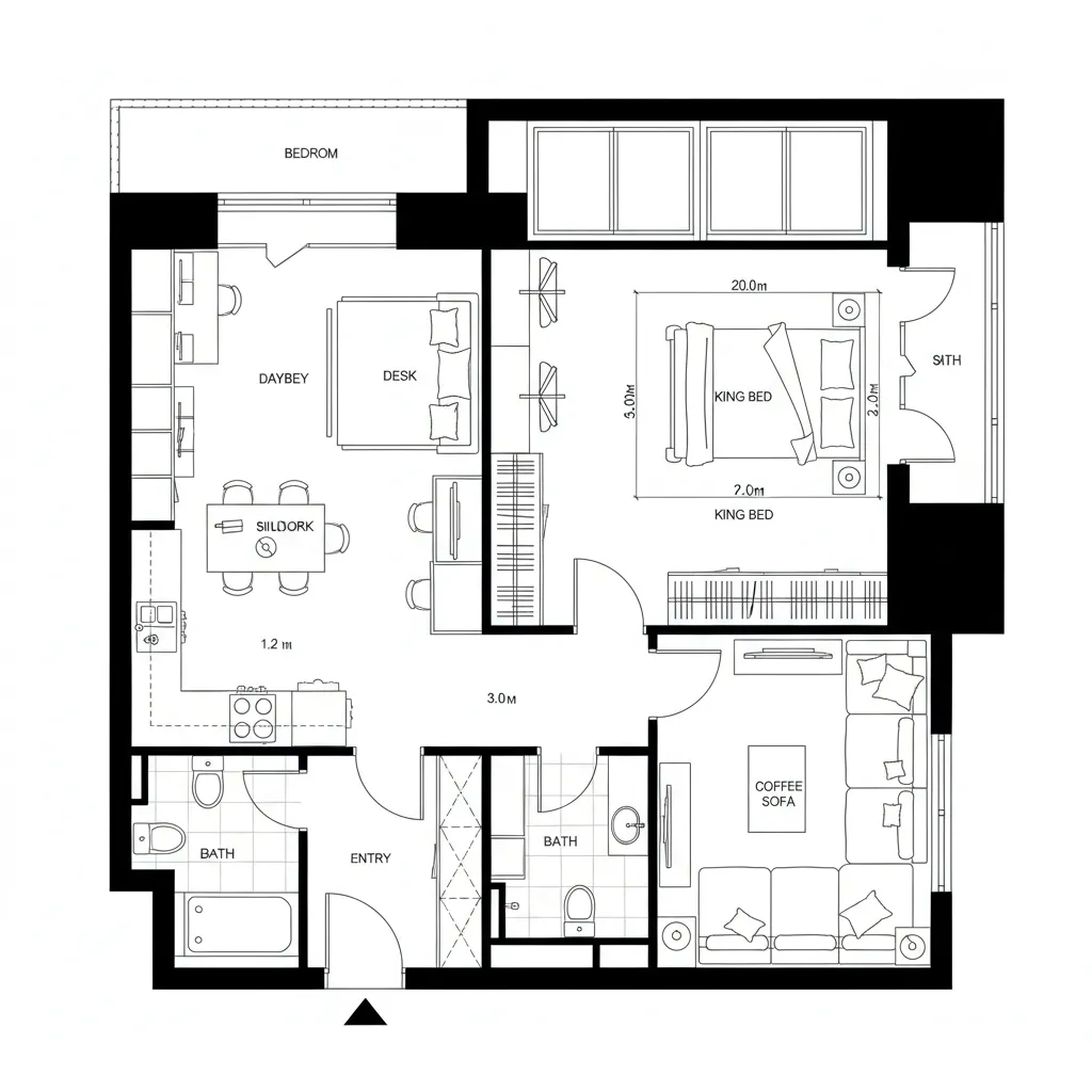 Corner Suite + Studio Node