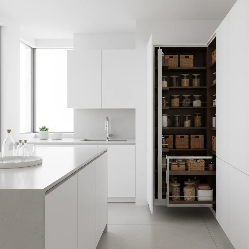 Corner Tall Cabinet Hardware and Accessories Guide