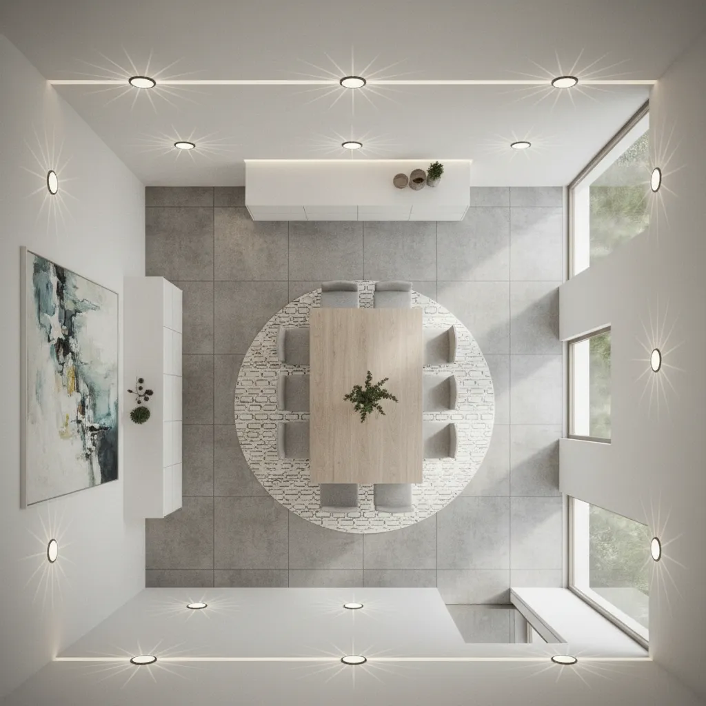 Correcting Spacing Mistakes in Recessed Lighting Layouts