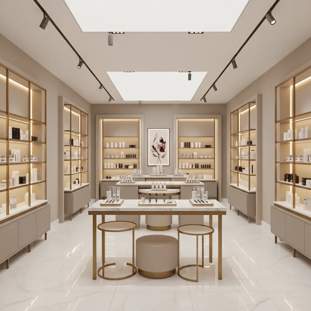 Cosmetic Shop Furniture Design for Different Beauty Retail Segments