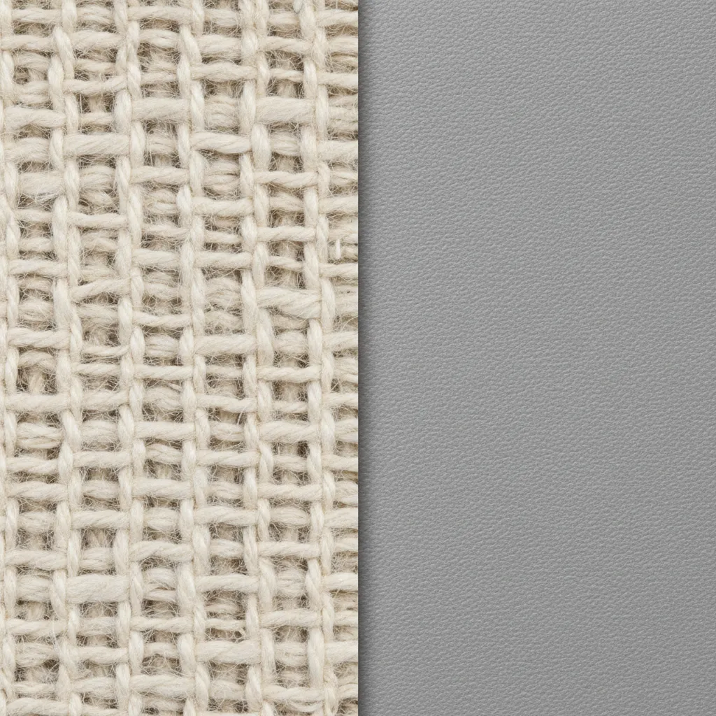 cotton and polyester upholstery fabric texture comparison