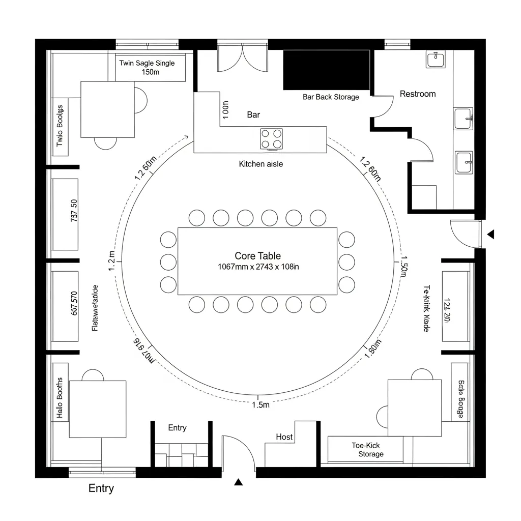 Courtyard Core with Acoustic Halo