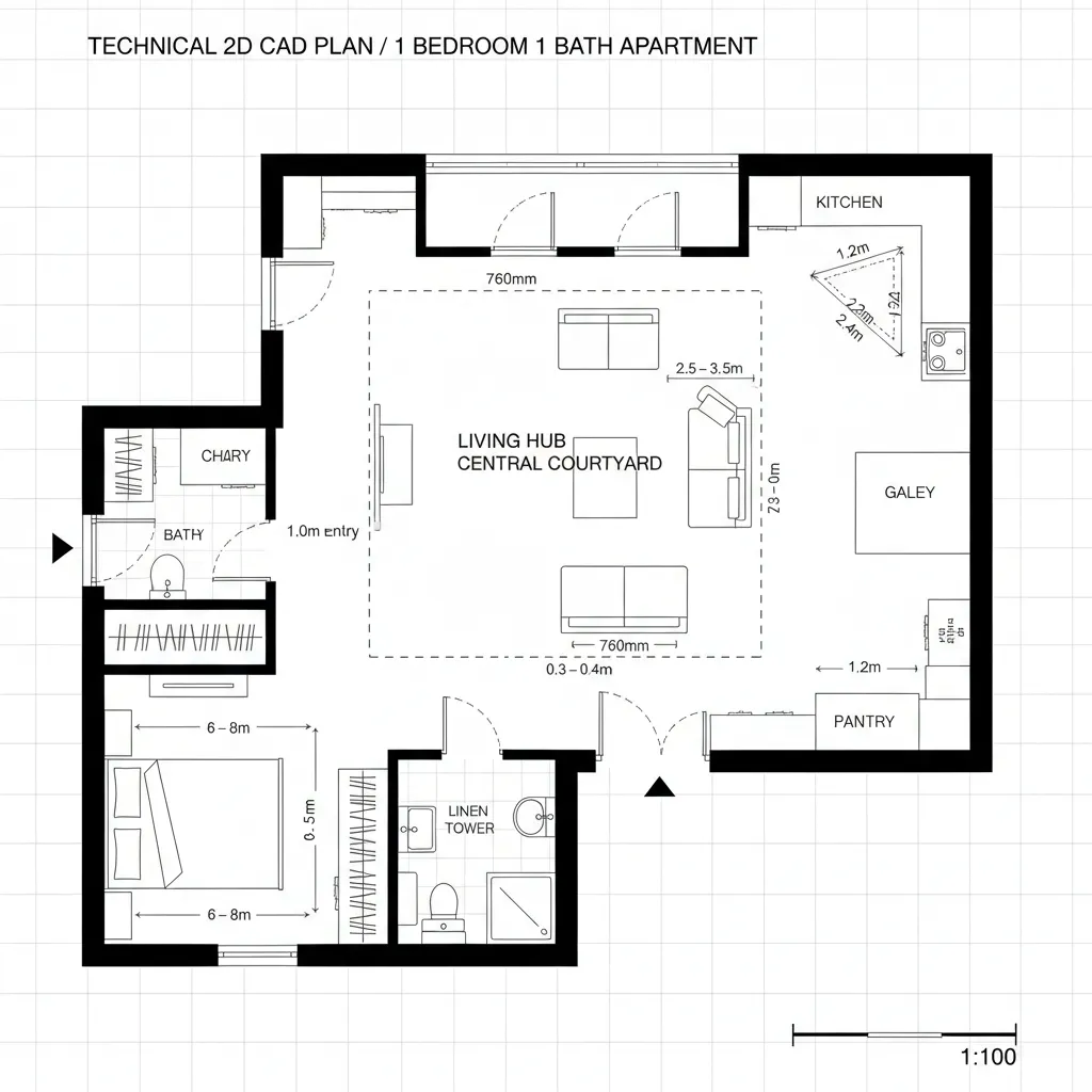 Courtyard Core Layout