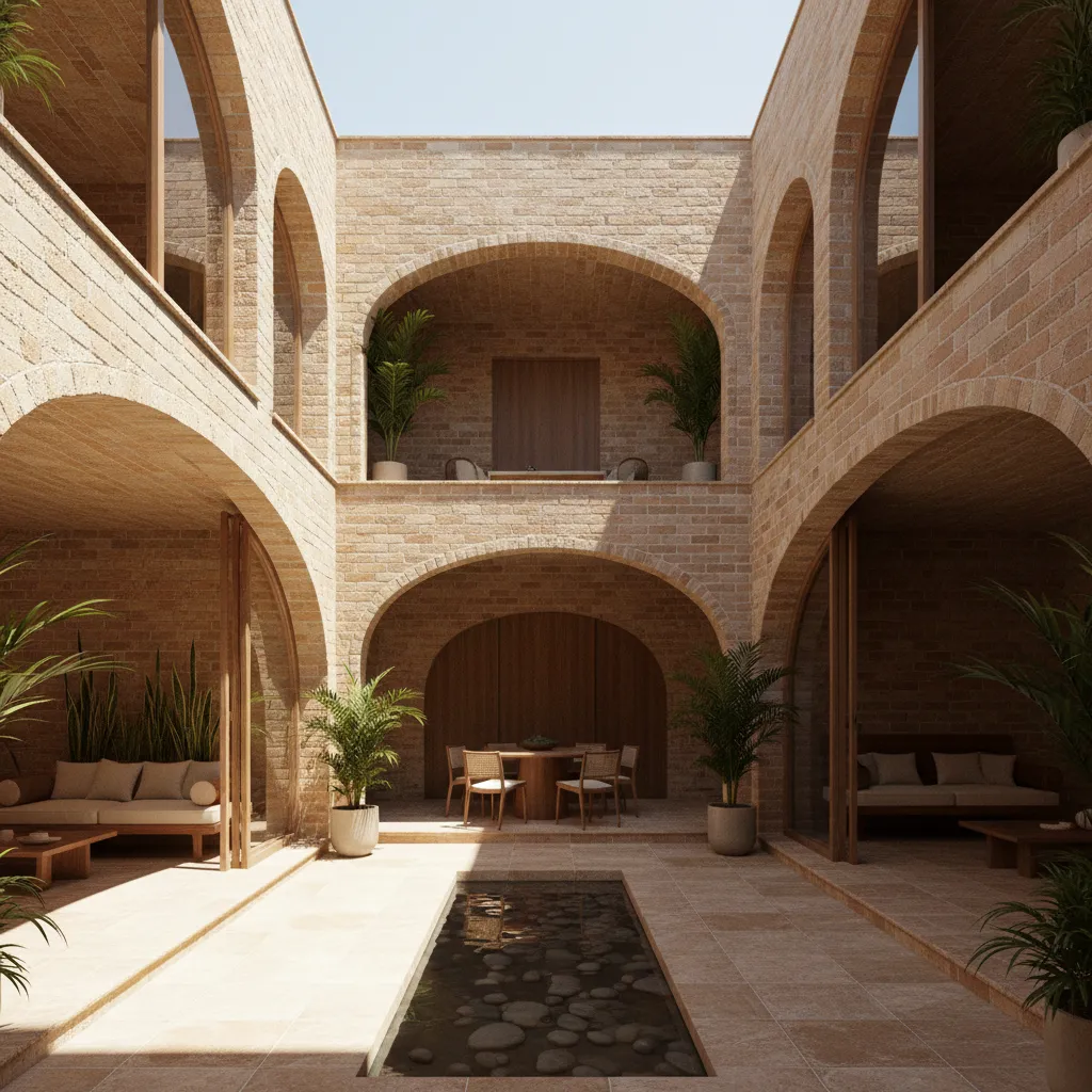 Traditional Indian courtyard house design adapted to modern 1500 sq ft home