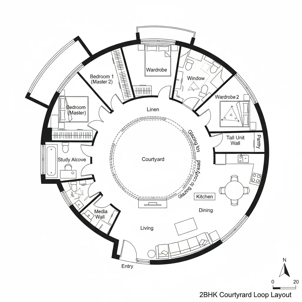 Courtyard Loop Layout