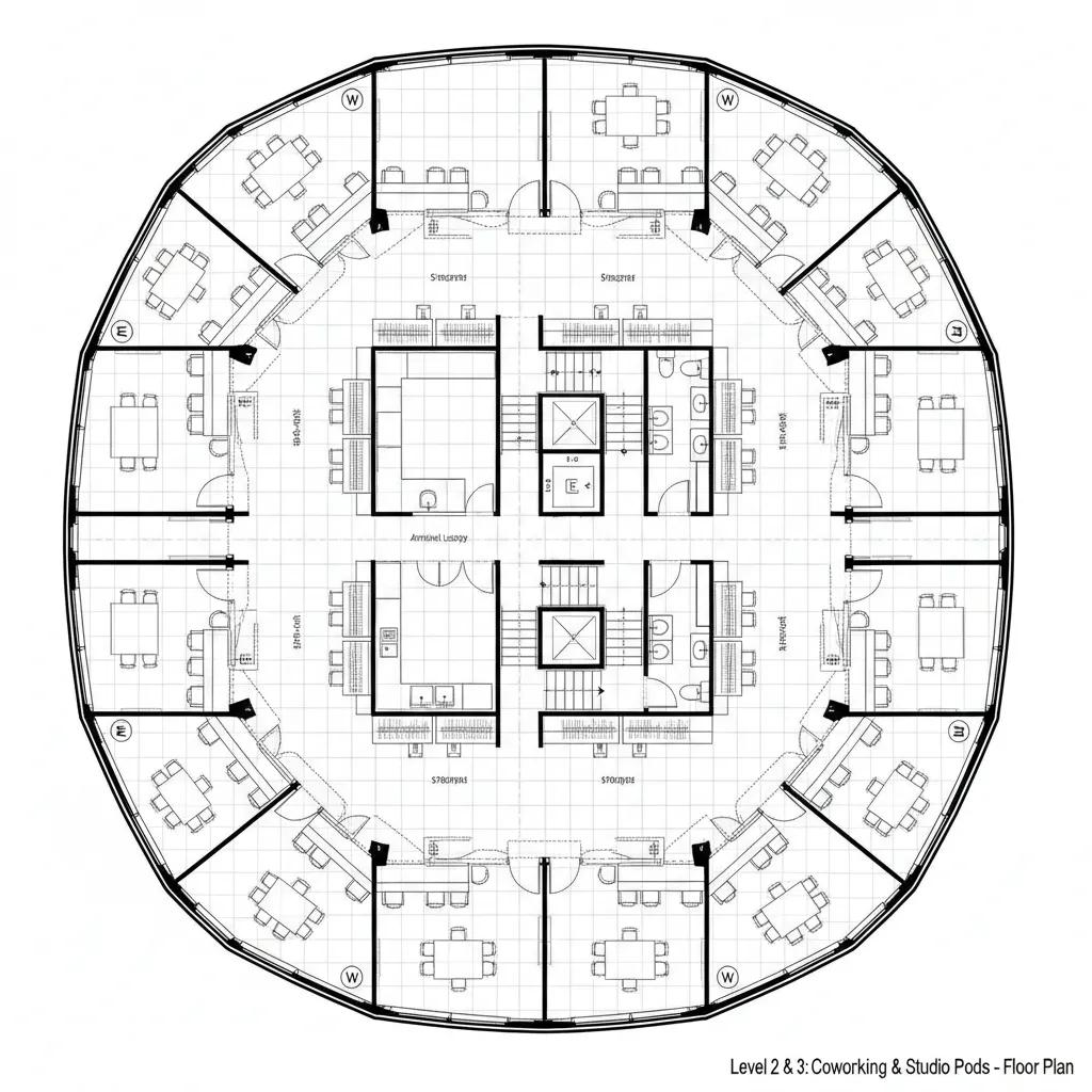Mid-Level Co-Work + Studios