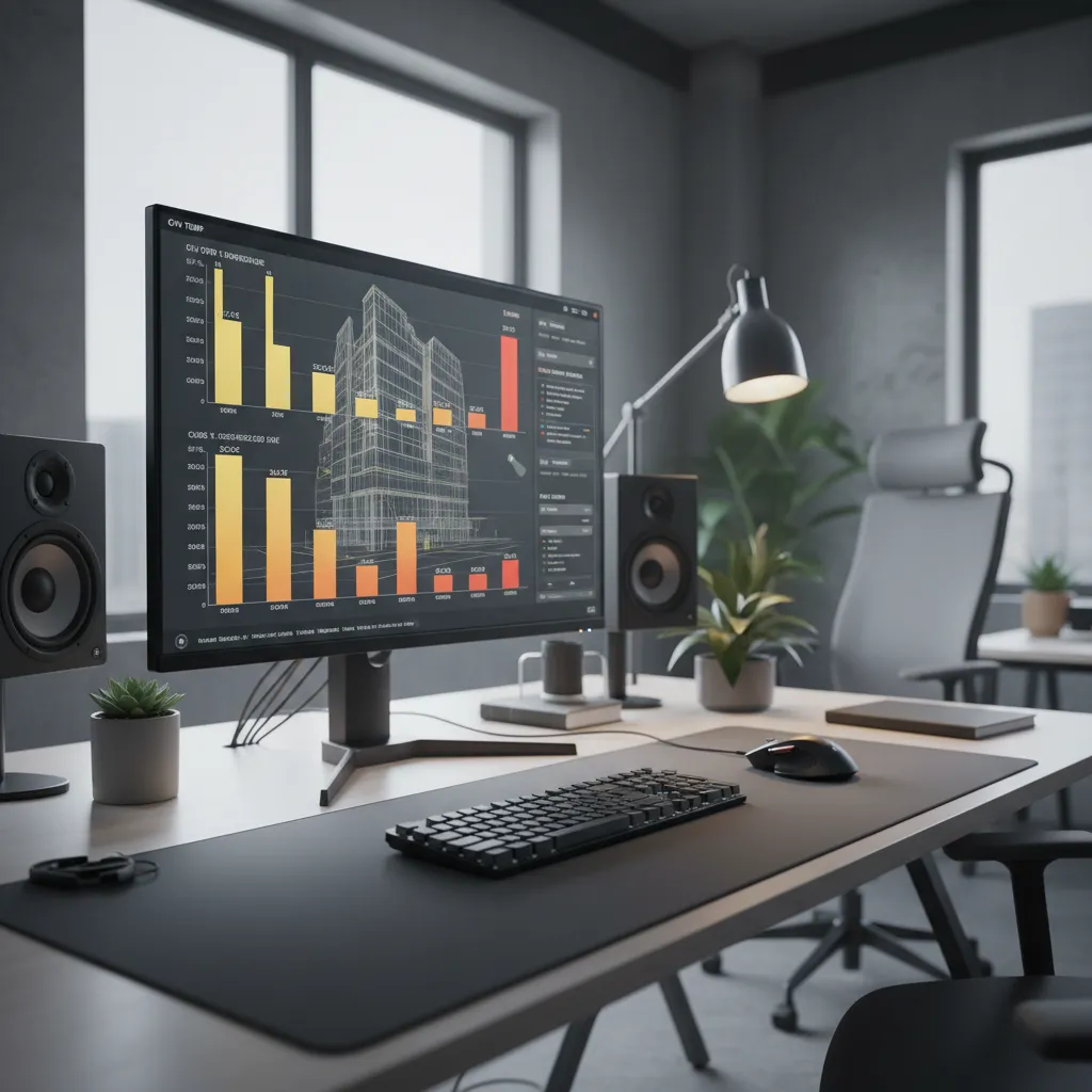 Monitoring software displaying CPU temperature during a long rendering session