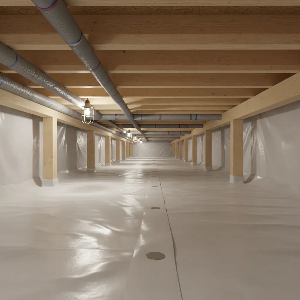 Waterproofing and Moisture Control in Crawl Spaces