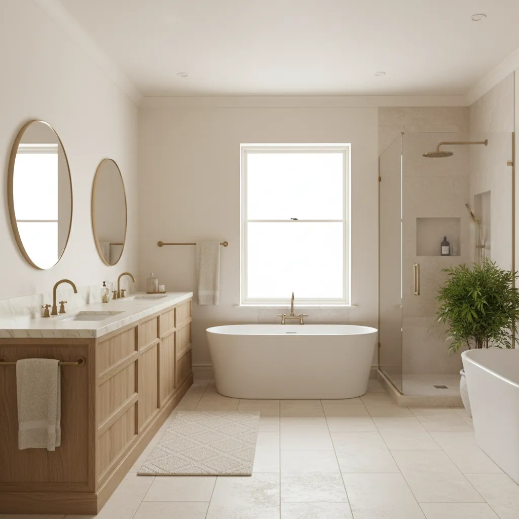 How to Choose Materials for a Cream Bathroom Design