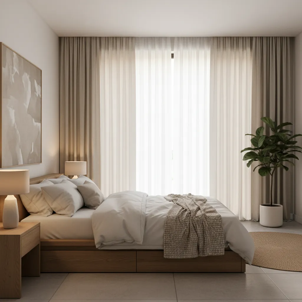 Best Fabric Choices for Cream Bedroom Curtains