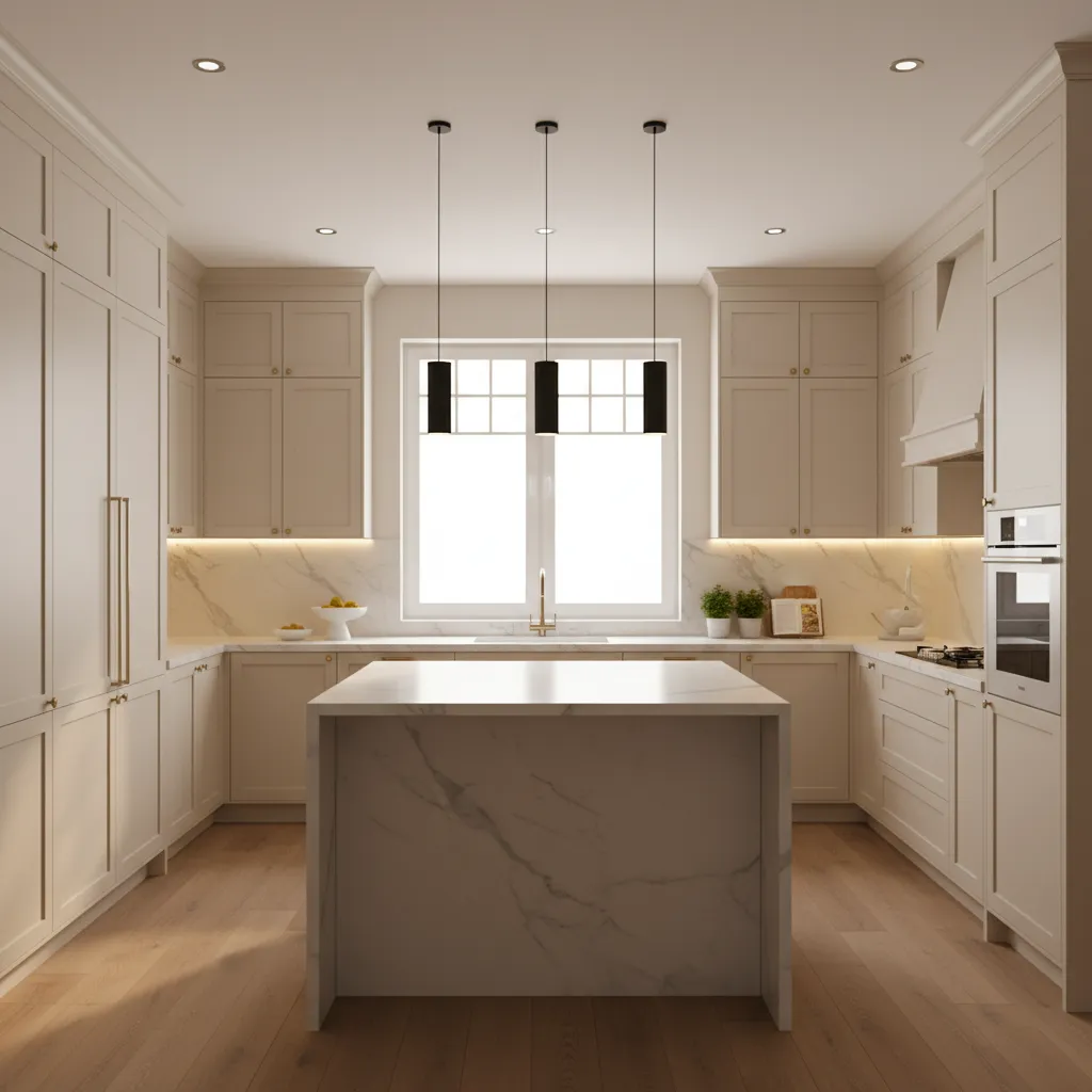 How to Choose the Right Lighting Before Installing Cream Kitchen Cabinets