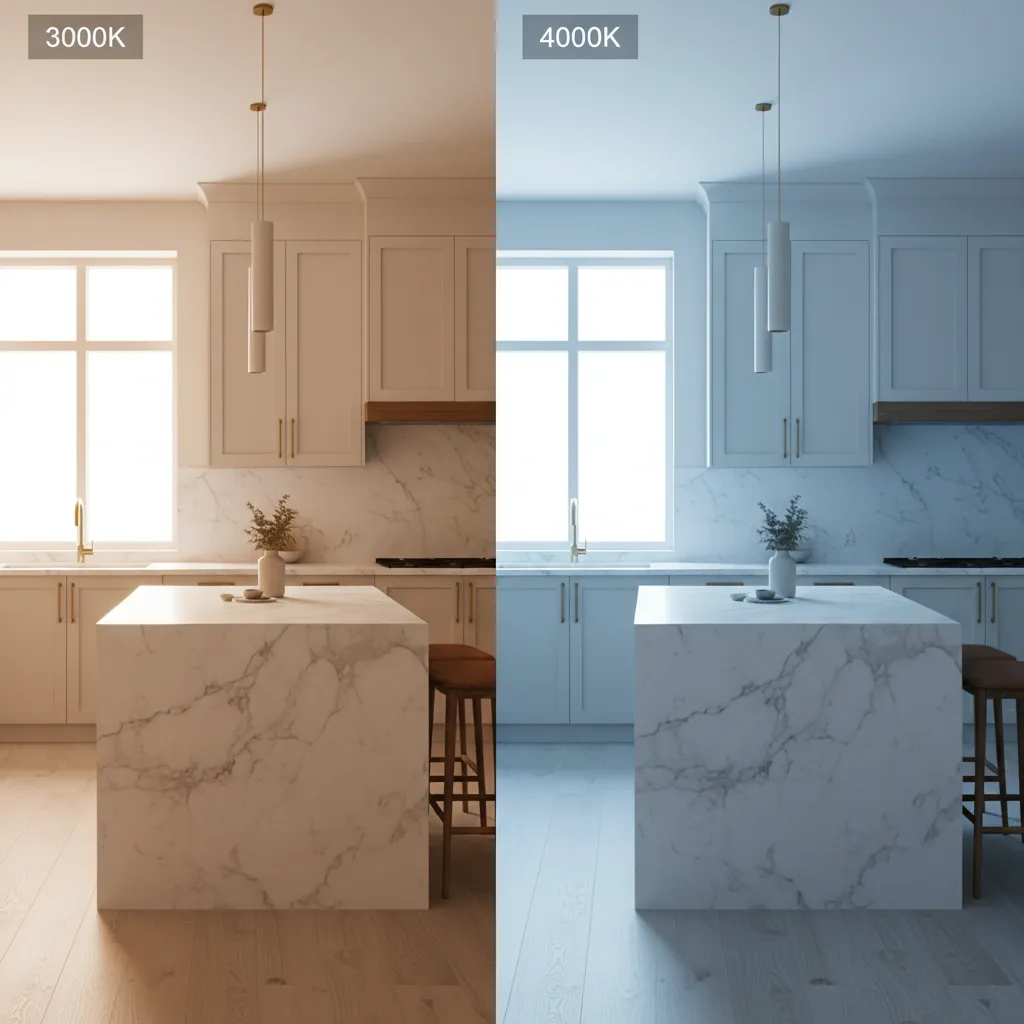 Warm vs Cool Lighting for Cream Kitchen Cabinets Which Looks Best