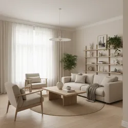 How to Optimize Curtains for Lighting and Room Size with Cream Walls