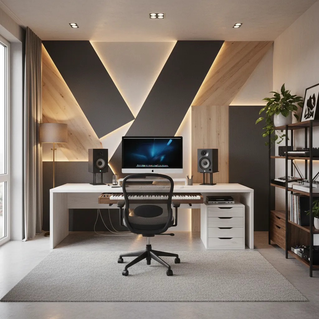 Optimizing Workflow in a Creative Home Office and Music Production Room