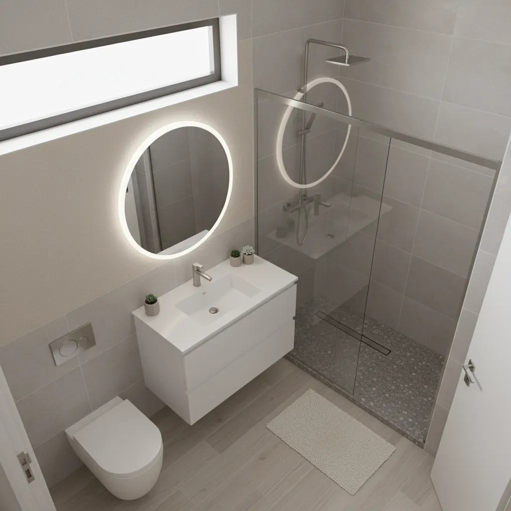 Creative Small Bathroom Design Floor Plan