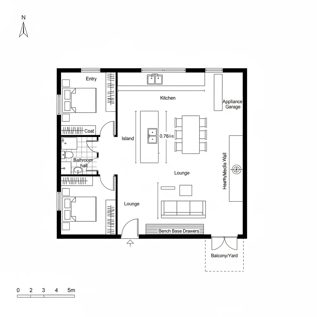 Cross Axis: Hearth plus Table Node