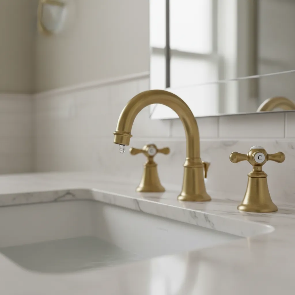 How to Fix a Cross Handle Faucet That’s Hard to Turn or Leaking