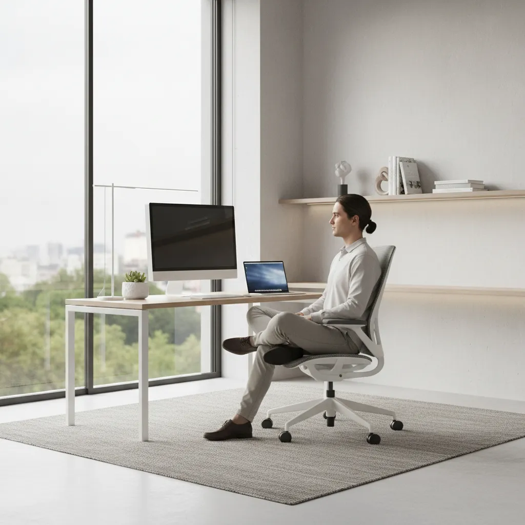 Health Risks of Sitting Cross-Legged at a Desk and How to Avoid Them