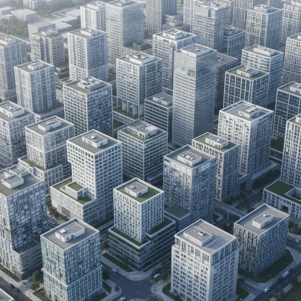 Industries and Urban Projects Using Cubic Architecture