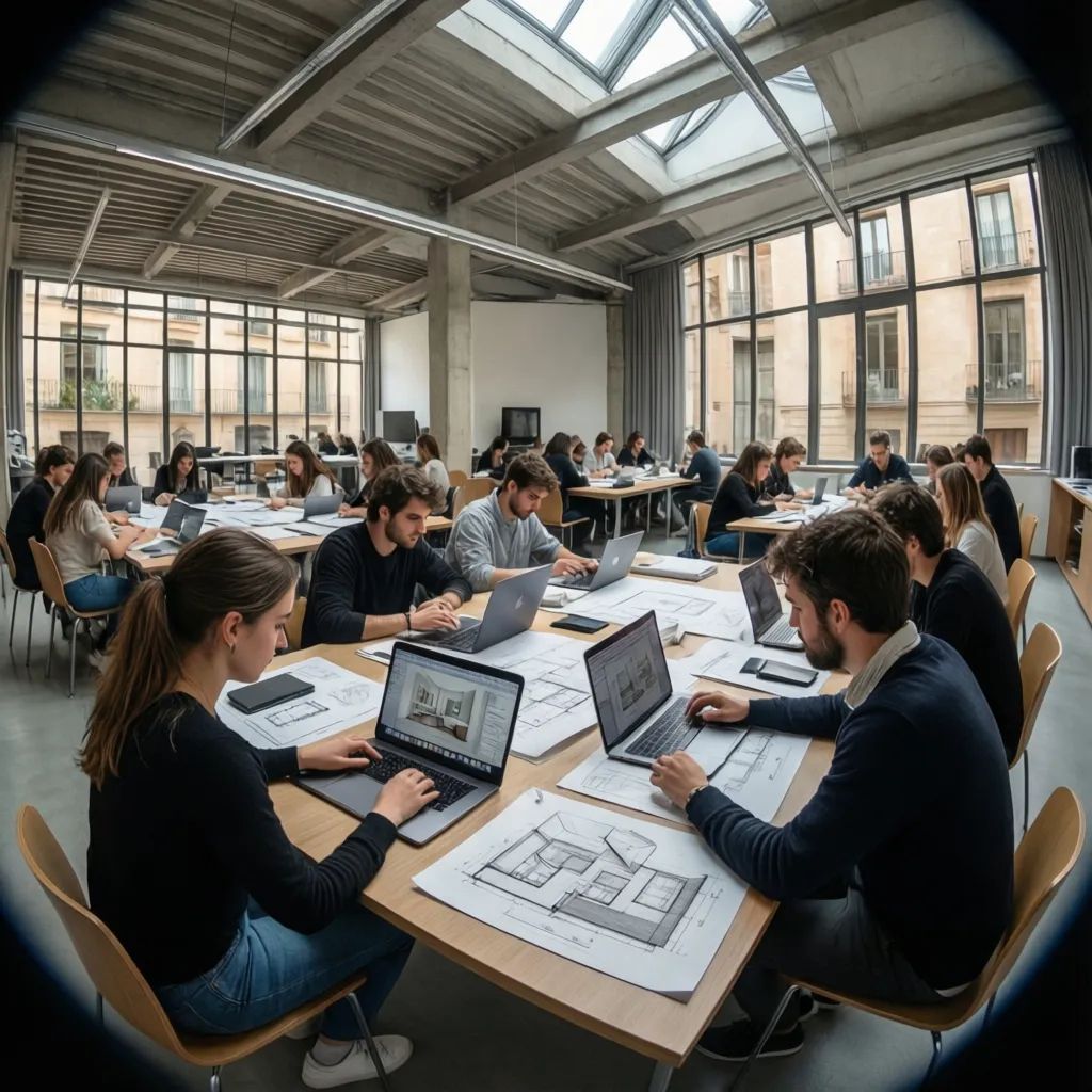Curso de diseño de interiores en Barcelona: qué esperar