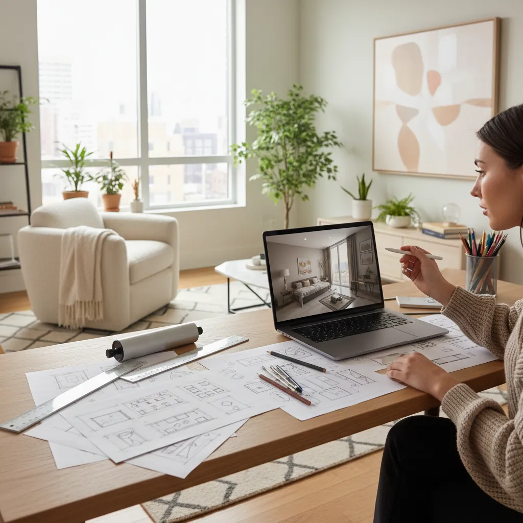 Curso de diseño de interiores a distancia: qué aprenderás realmente