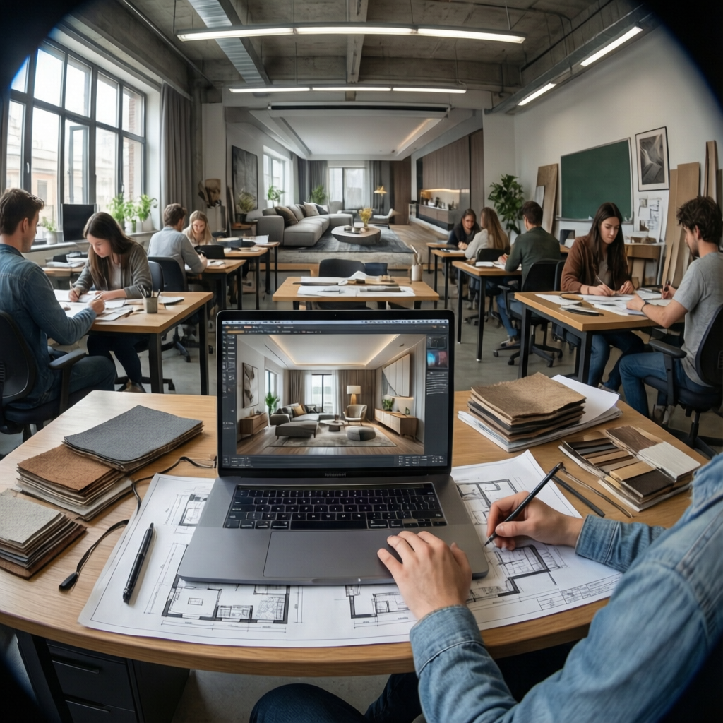 Curso de diseño de interiores en España