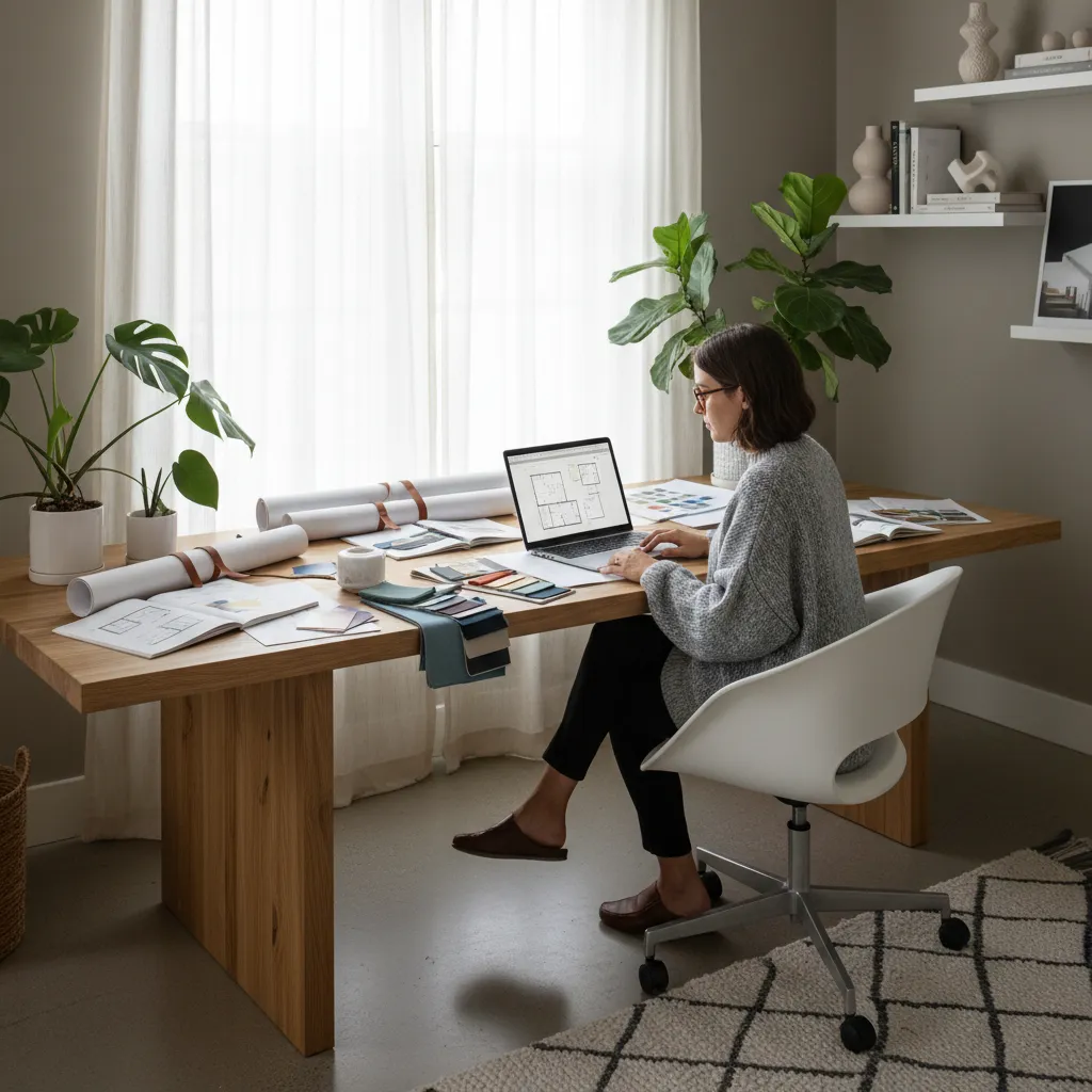 Estudiar diseño de interiores en línea: guía práctica