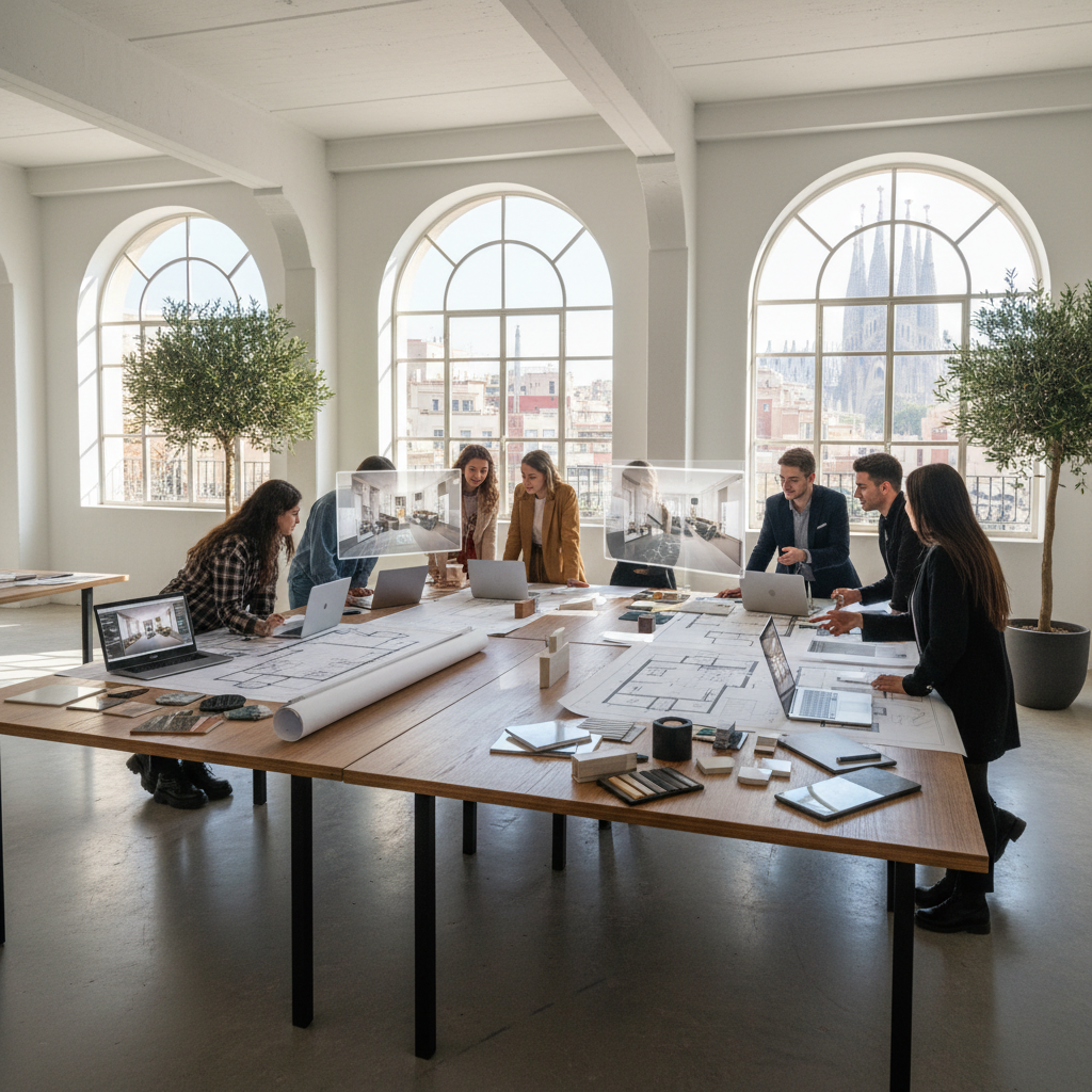 Cursos de diseño de interiores con prácticas Barcelona
