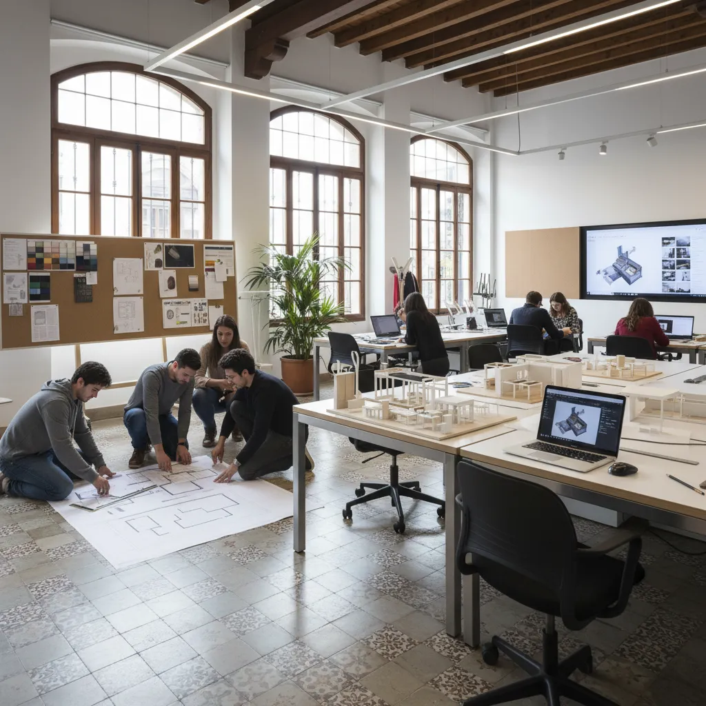 Cursos presenciales de diseño de interiores en Barcelona