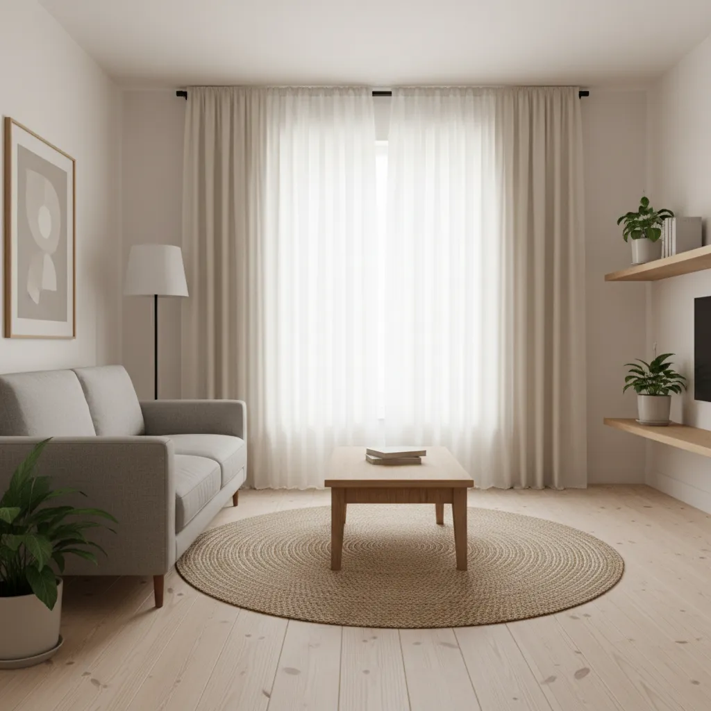 Curtain Design for Small Living Room with 5 Smart Ideas