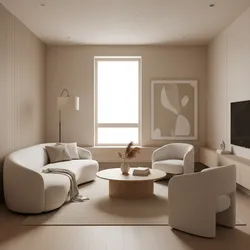 How to Arrange Curved Furniture in Small Living Rooms