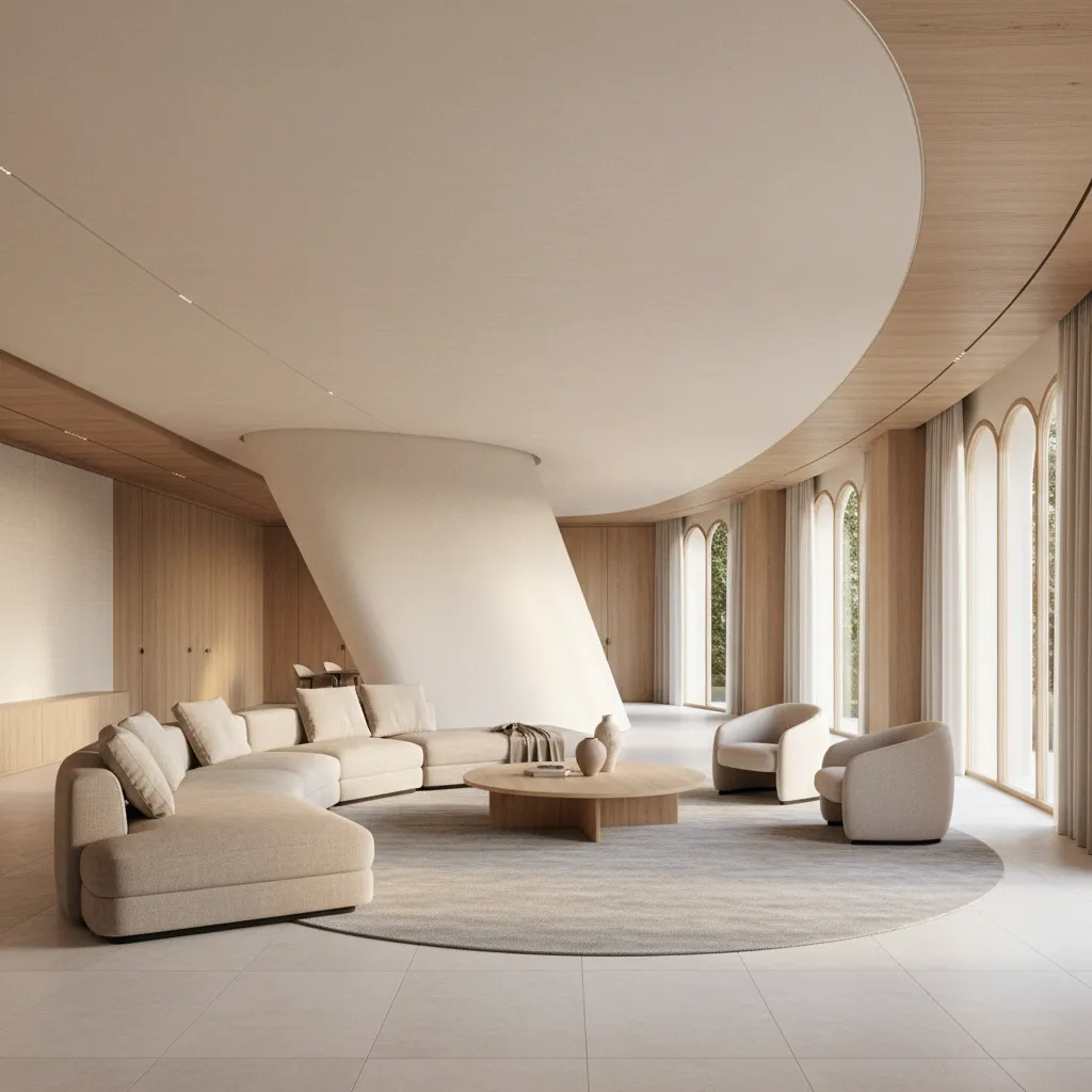 Common Problems When Designing a Curved Living Room And How to Fix Them