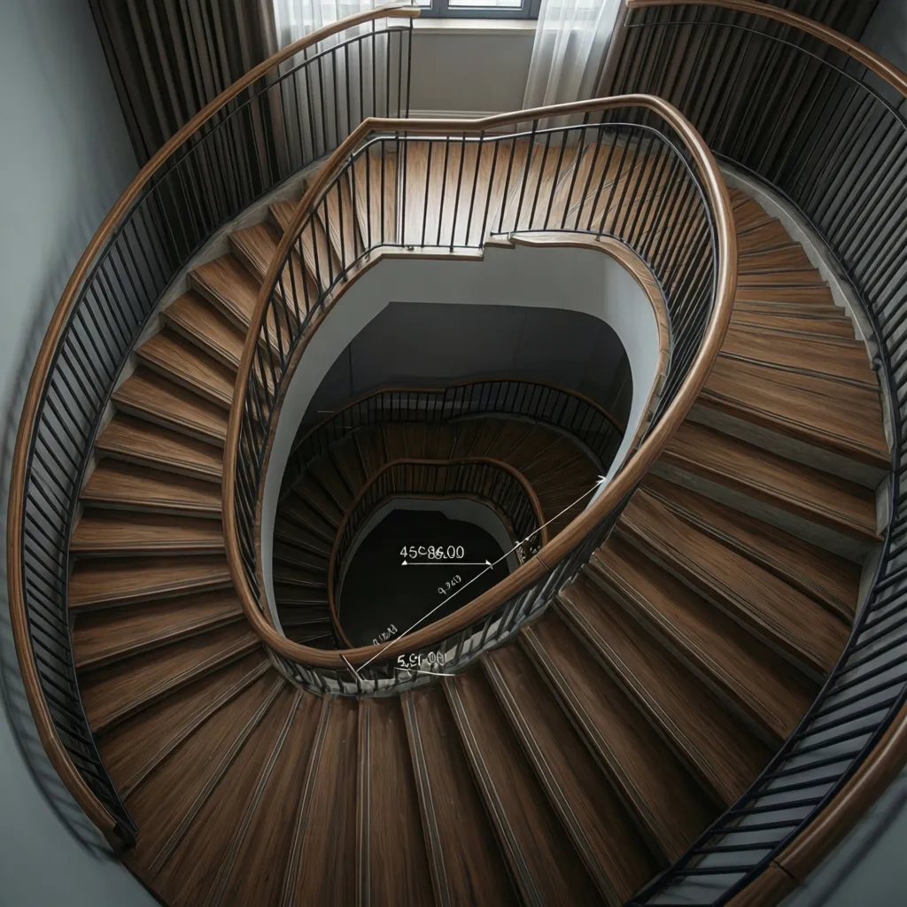 Incorrect Width Measurements on Curved or Angled Stairs