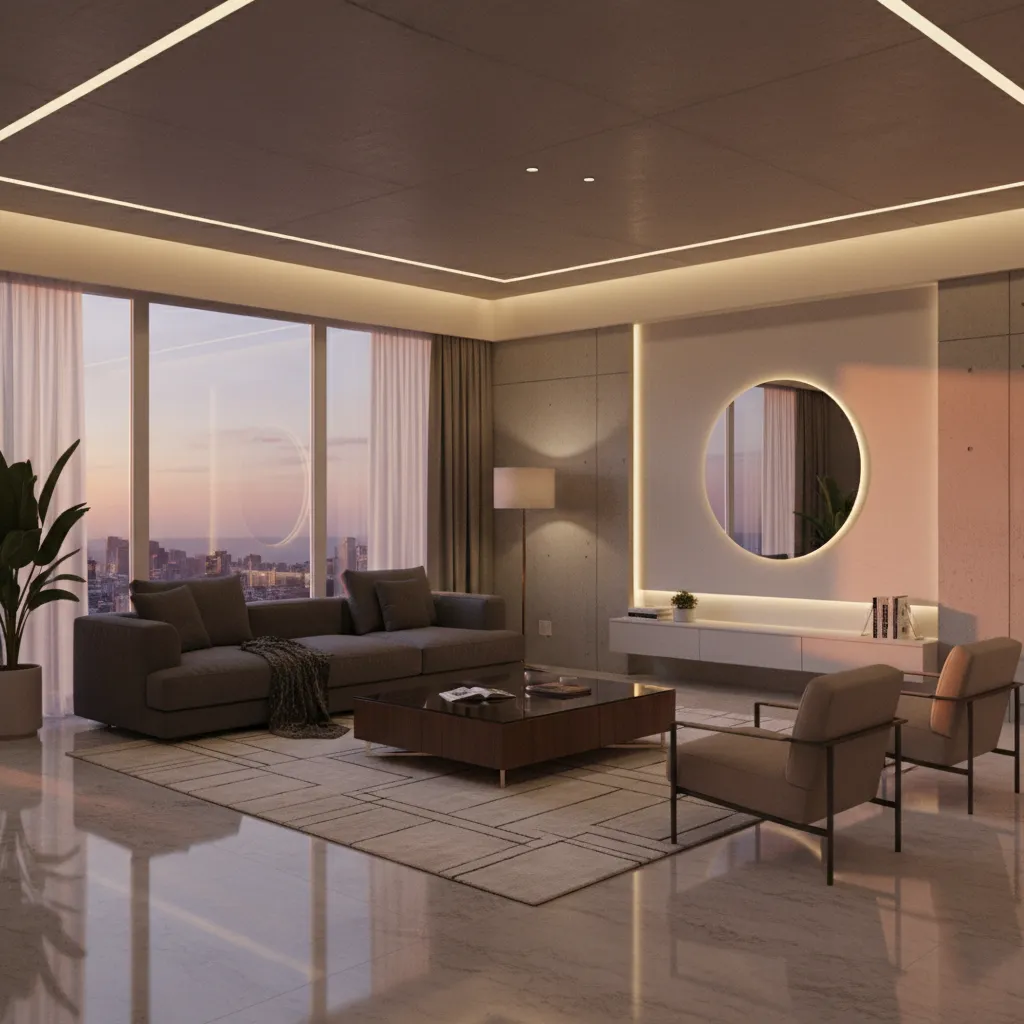 real time interior rendering example created with D5 Render