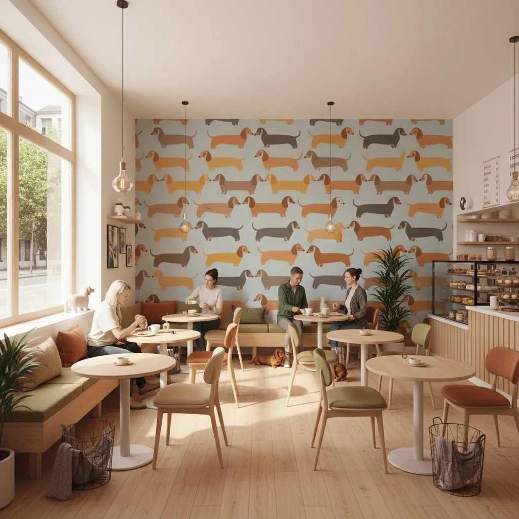 How Dachshund Themed Decor Is Used in Pet Cafes and Shops