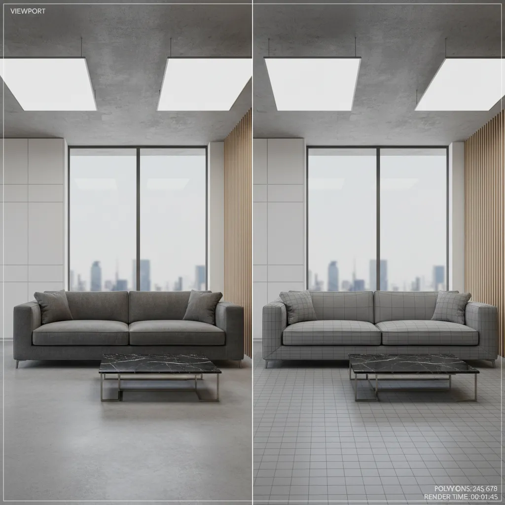 3D model with missing textures showing gray materials after DAE import