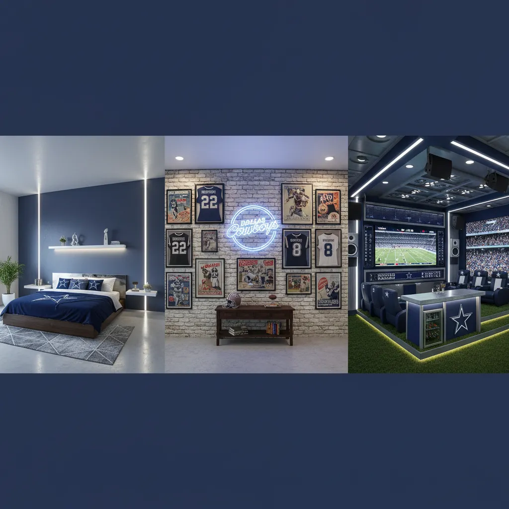 Dallas Cowboys Room Decor Styles Compared for Fans Designing Their Space