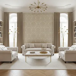 How Interior Designers Use Damask Wallpaper in Luxury Living Rooms