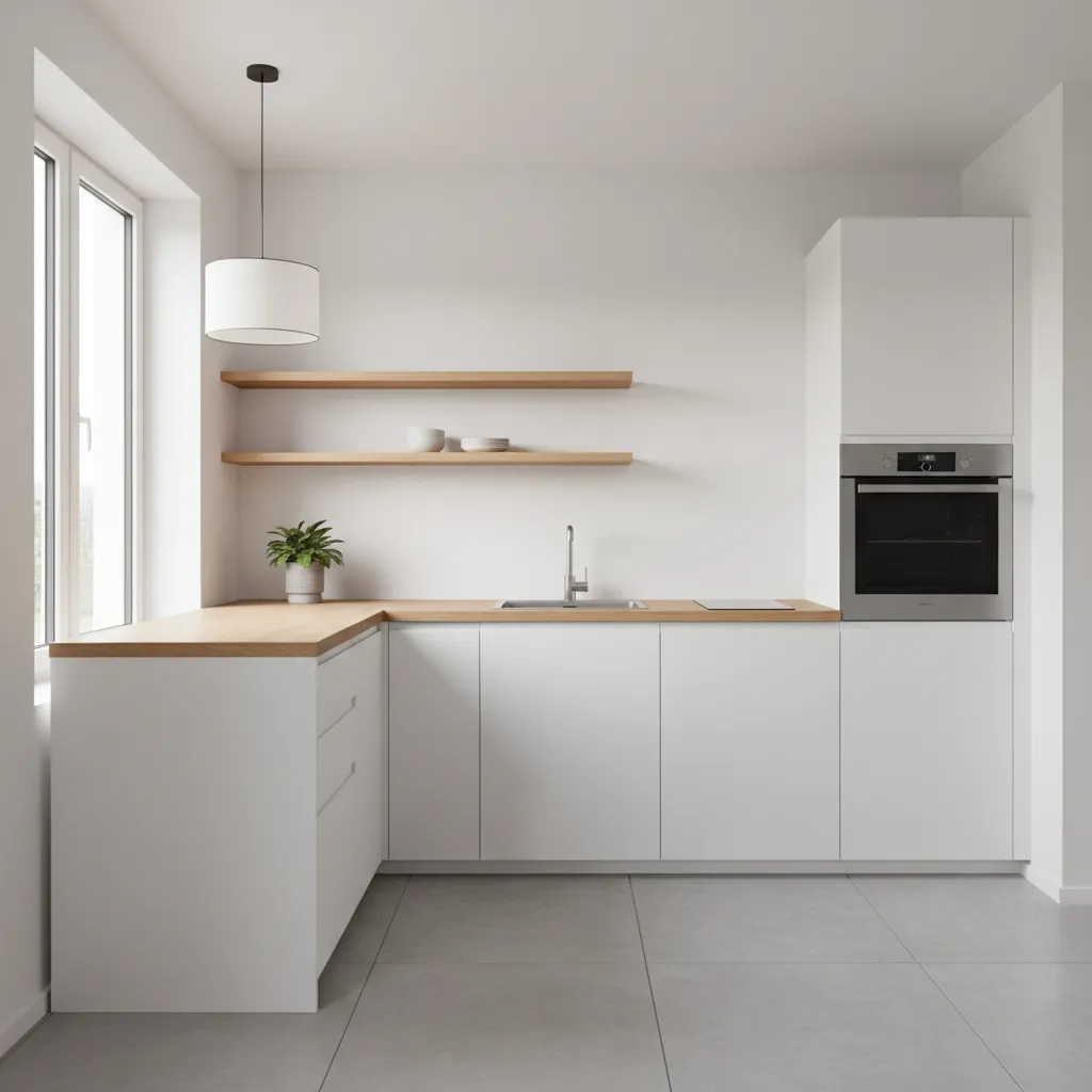 Desain dapur kecil rumah tipe 45