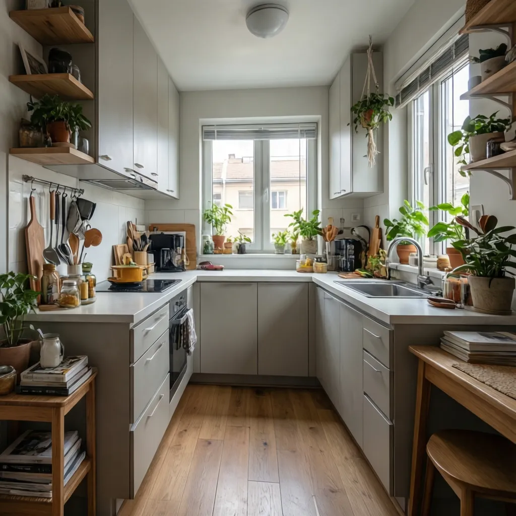 Dapur kecil pada rumah minimalis