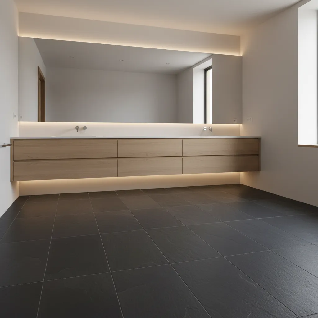 How to Choose the Right Dark Floor for Your Bathroom: A designer’s practical guide to selecting dark bathroom flooring that balances style, safety, and budget