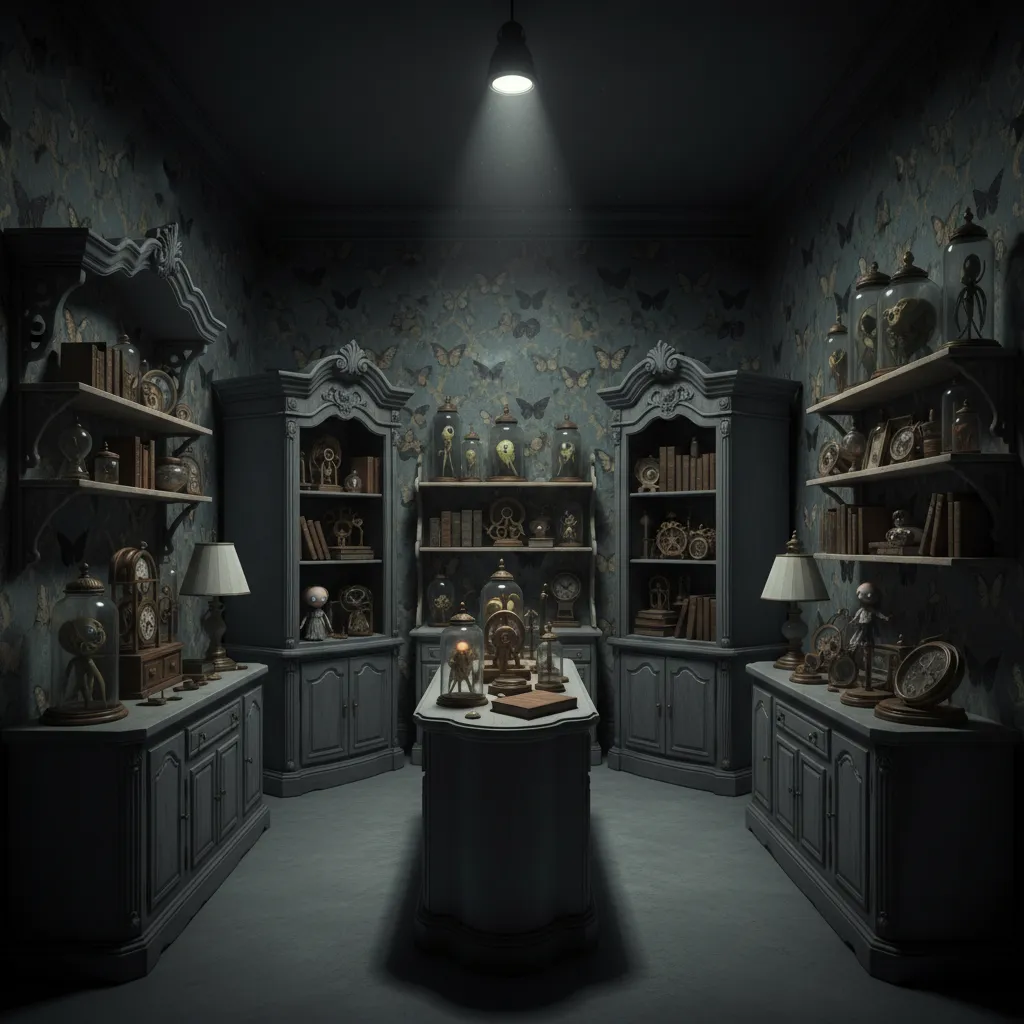 Coraline Aesthetic in Themed Cafes and Shops