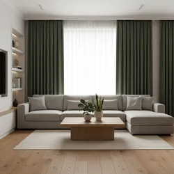 Dark Green Curtains vs Other Curtain Colors for Living Rooms
