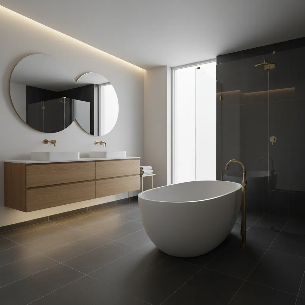 Is a Dark Grey Bathroom Floor Right for You?