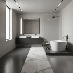 Best Materials for Dark Grey Bathroom Floors Porcelain Stone or Concrete