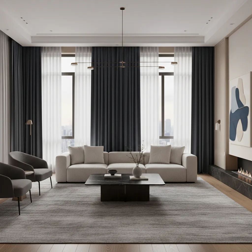 Best Fabrics for Dark Living Room Curtains: Velvet, Linen, Blackout and More