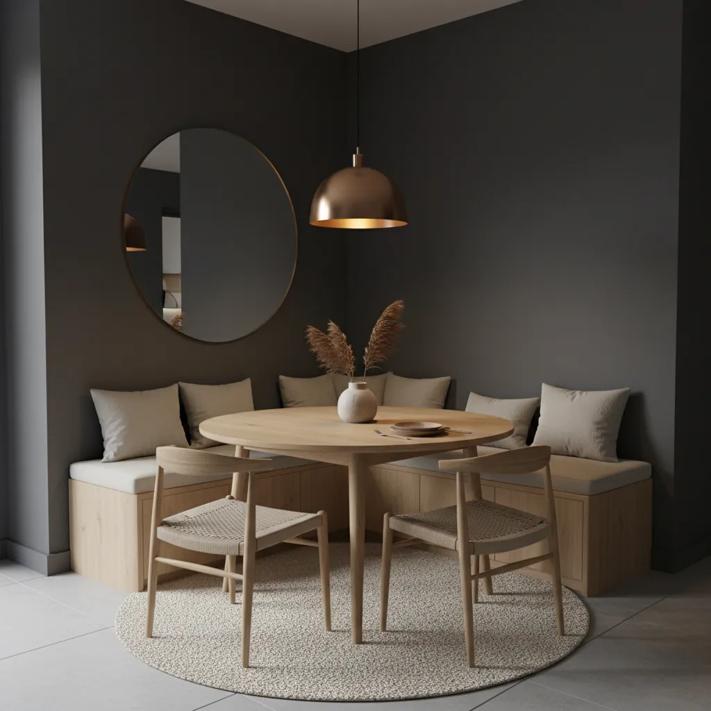 When Dark Colors Work in Small Dining Areas