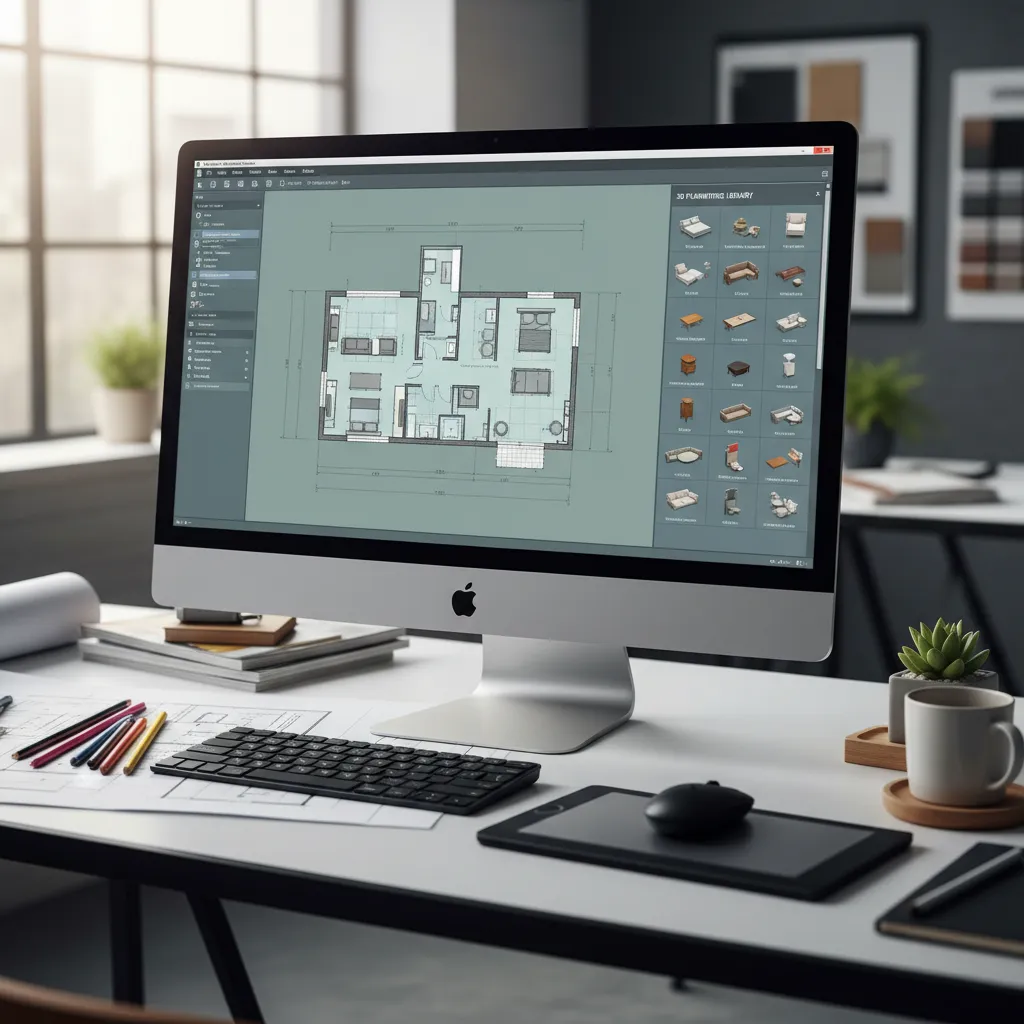 Diseño de interiores Data Becker: bases de datos y registro