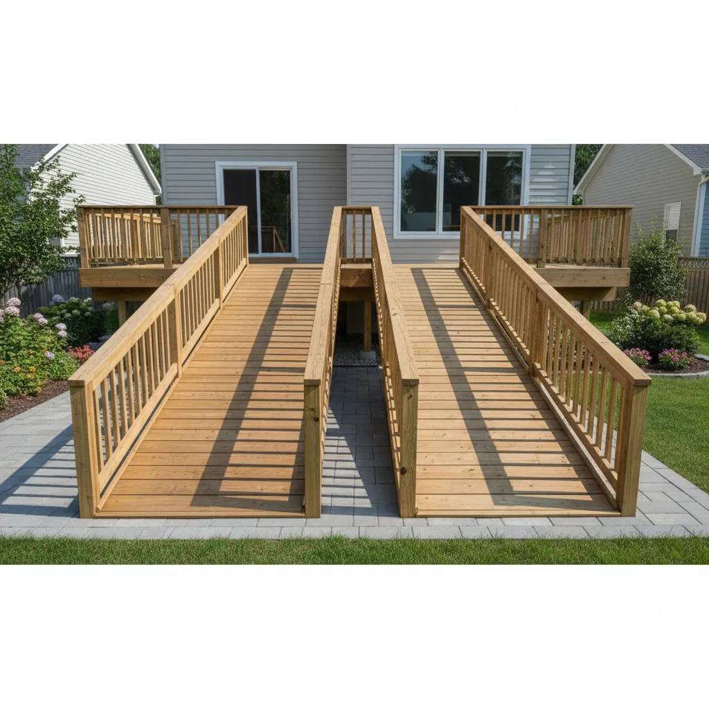 Comparison of steep deck ramp versus proper ramp slope design